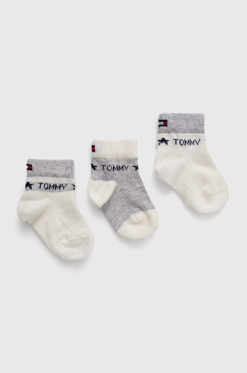 

Шкарпетки для немовлят Tommy Hilfiger 3-pack колір синій