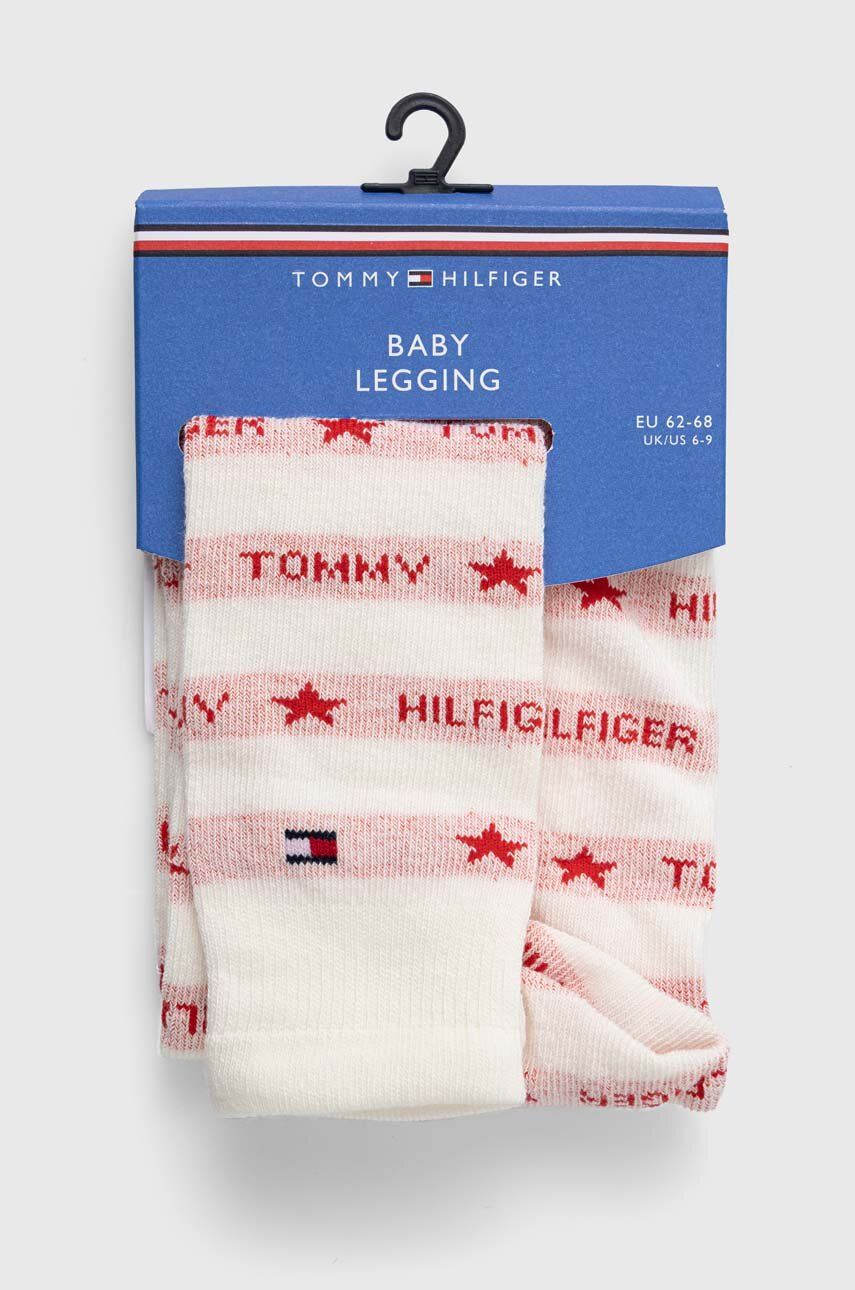 

Бебешки чорапогащник Tommy Hilfiger в червено, Червен