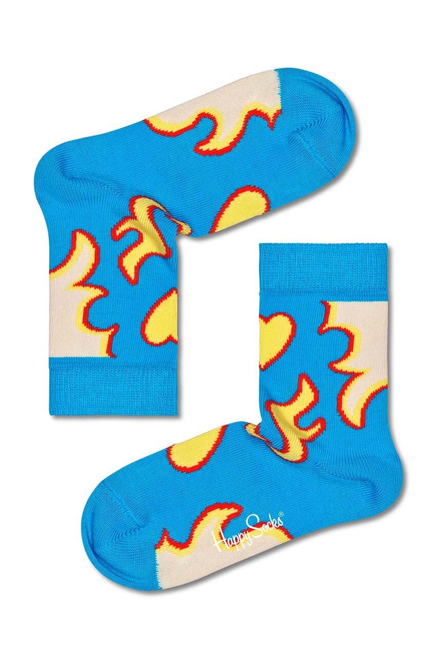 

Детски чорапи Happy Socks Kids Bling It в синьо, Син