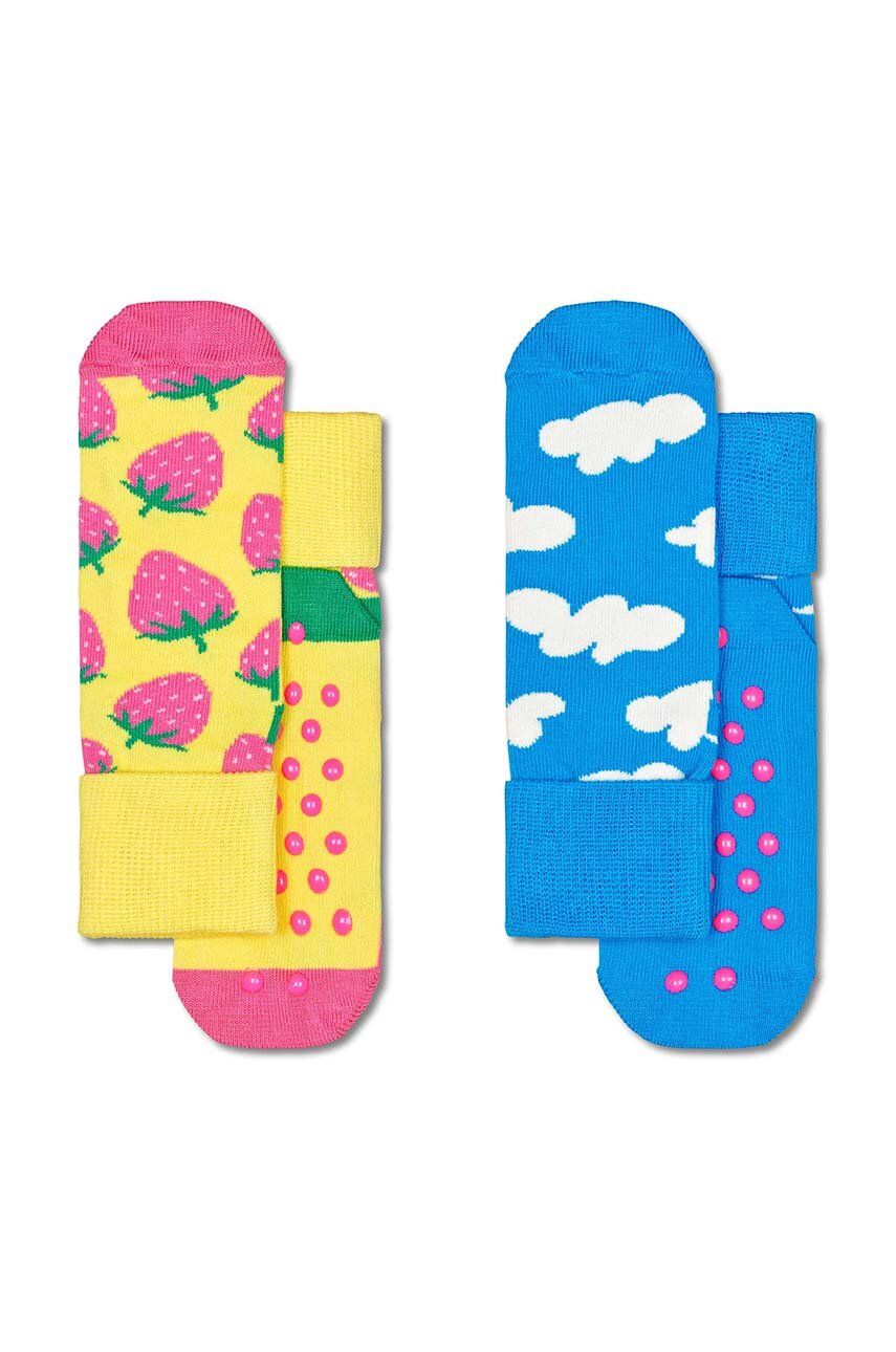 Happy Socks sosete copii Kids Strawberry 2-pack