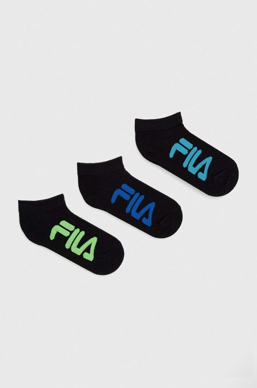 

Детски чорапи Fila (3 броя) в черно, Черен