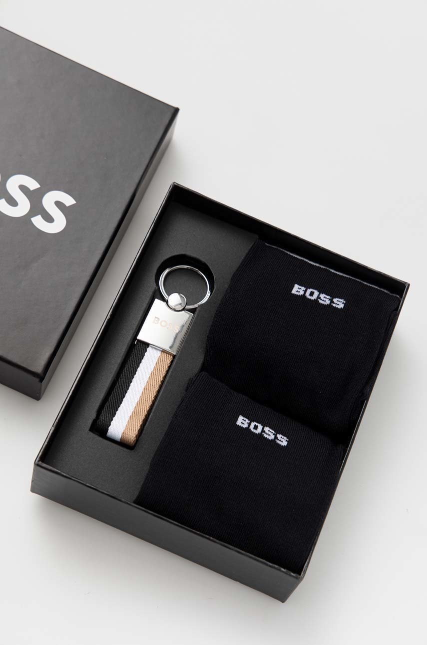 

Шкарпетки BOSS чоловічі колір чорний