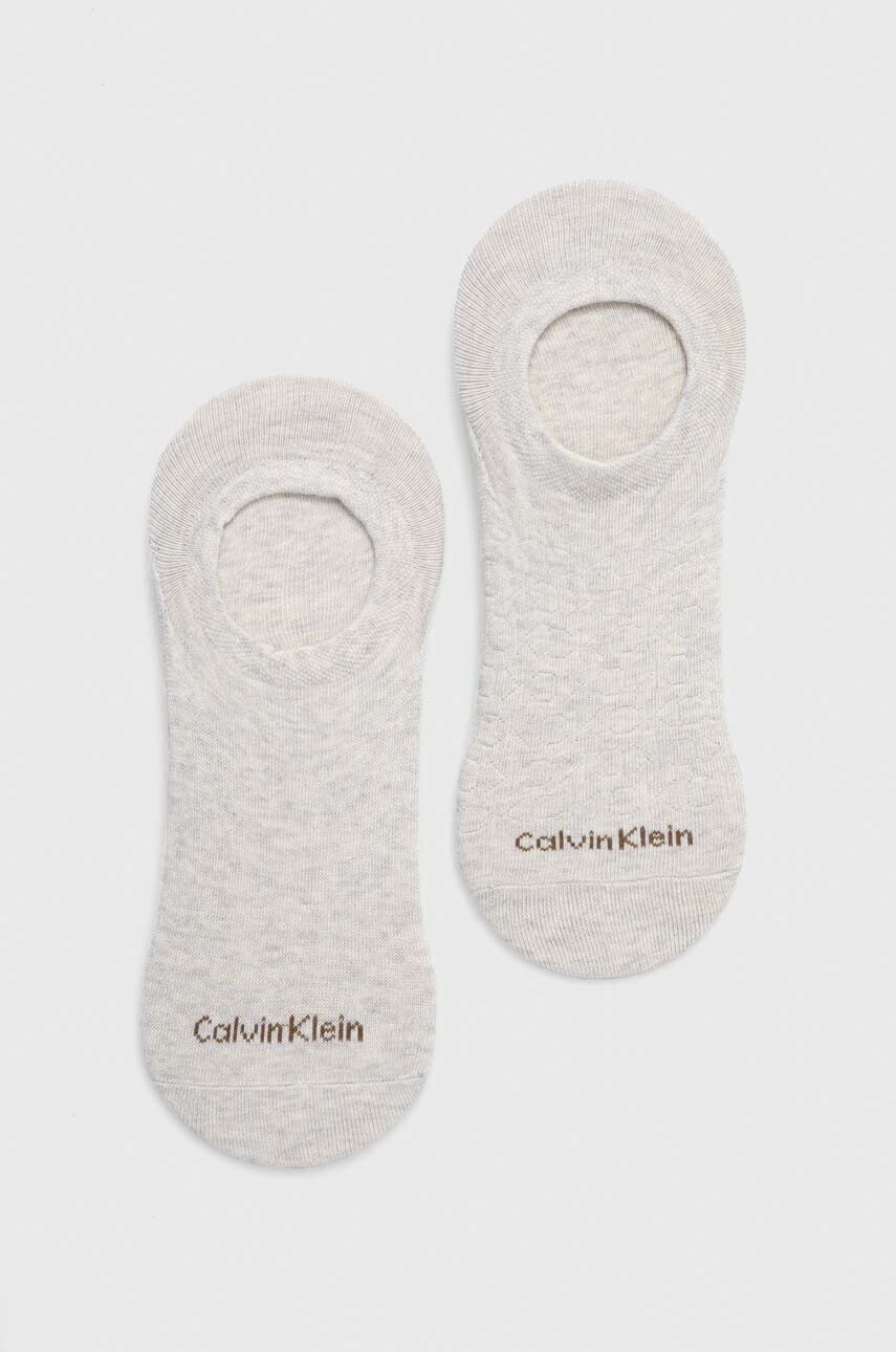 

Чорапи Calvin Klein (2 броя) в бежово, Бежов