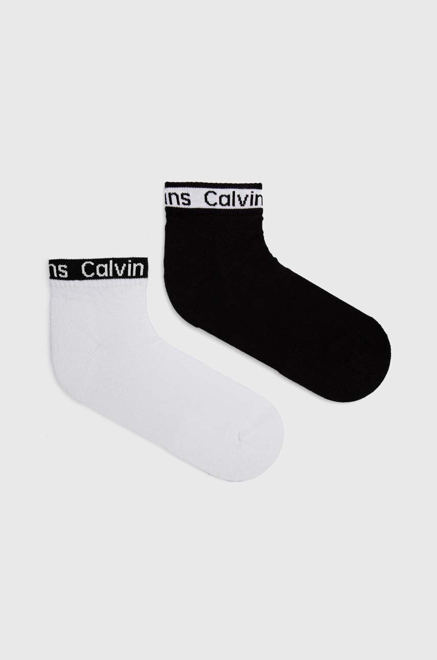 

Чорапи Calvin Klein (2 броя) в бяло, Бял