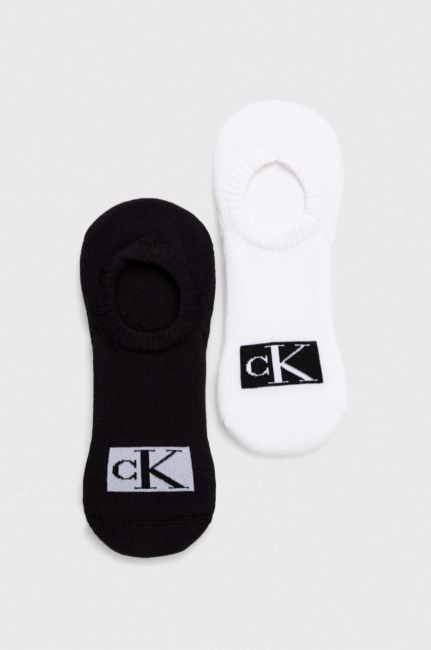 

Чорапи Calvin Klein (2 броя) в бяло, Бял