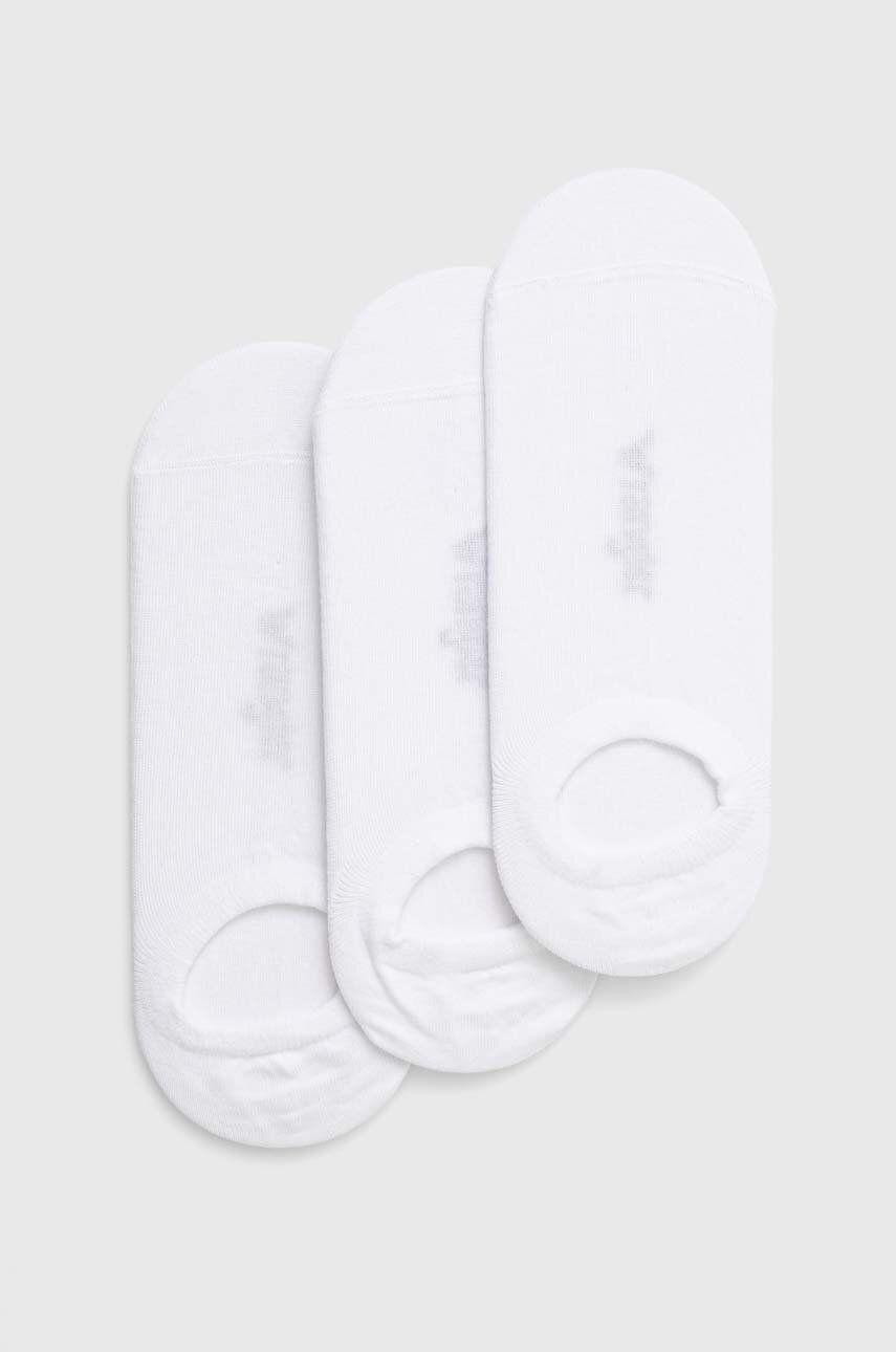 Ponožky Wrangler   3-pack pánské, bílá barva - bílá -  68 % Bavlna