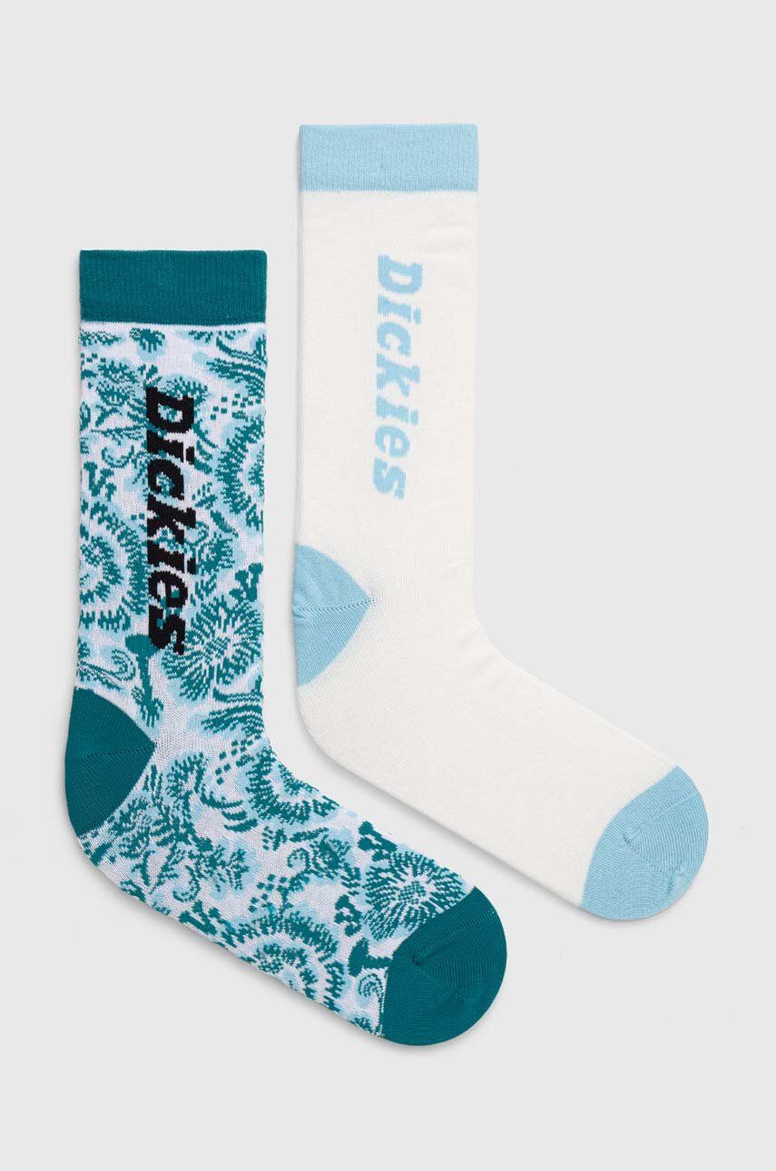 Ponožky Dickies 2-pack pánské - modrá -  Materiál č. 1: 63 % Bavlna