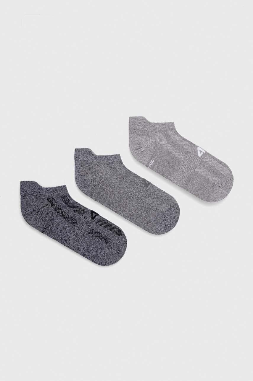

Шкарпетки 4F 3-pack чоловічі колір сірий