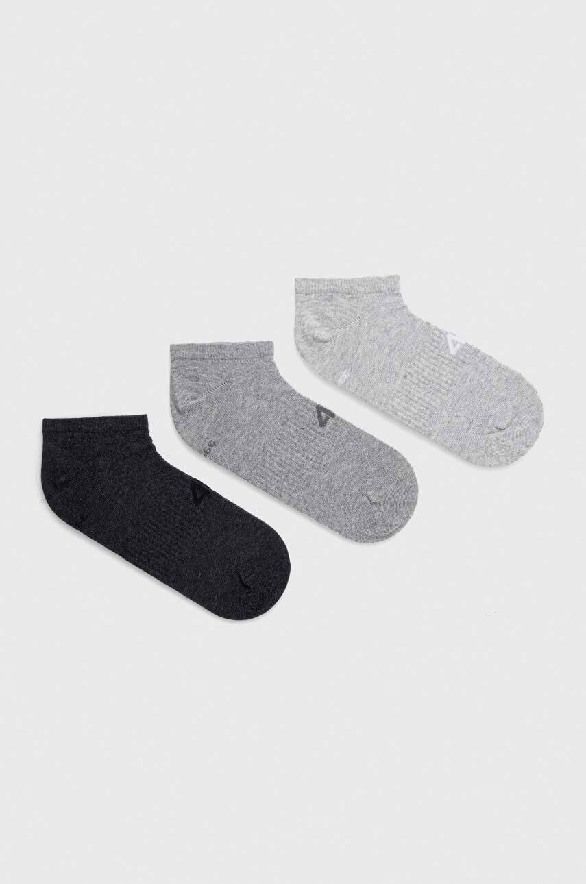 

Шкарпетки 4F 3-pack чоловічі колір сірий
