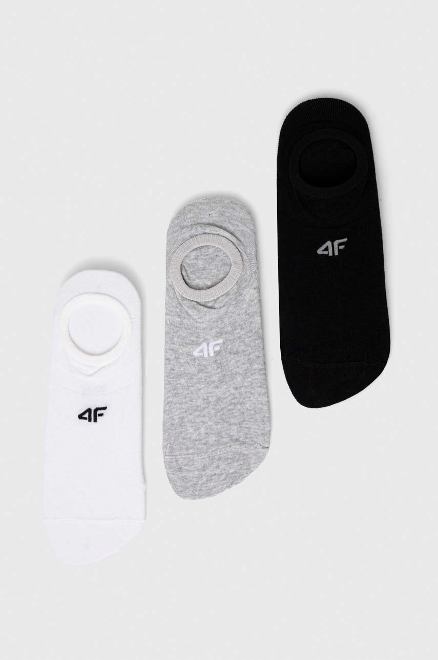 

Шкарпетки 4F 3-pack чоловічі колір сірий