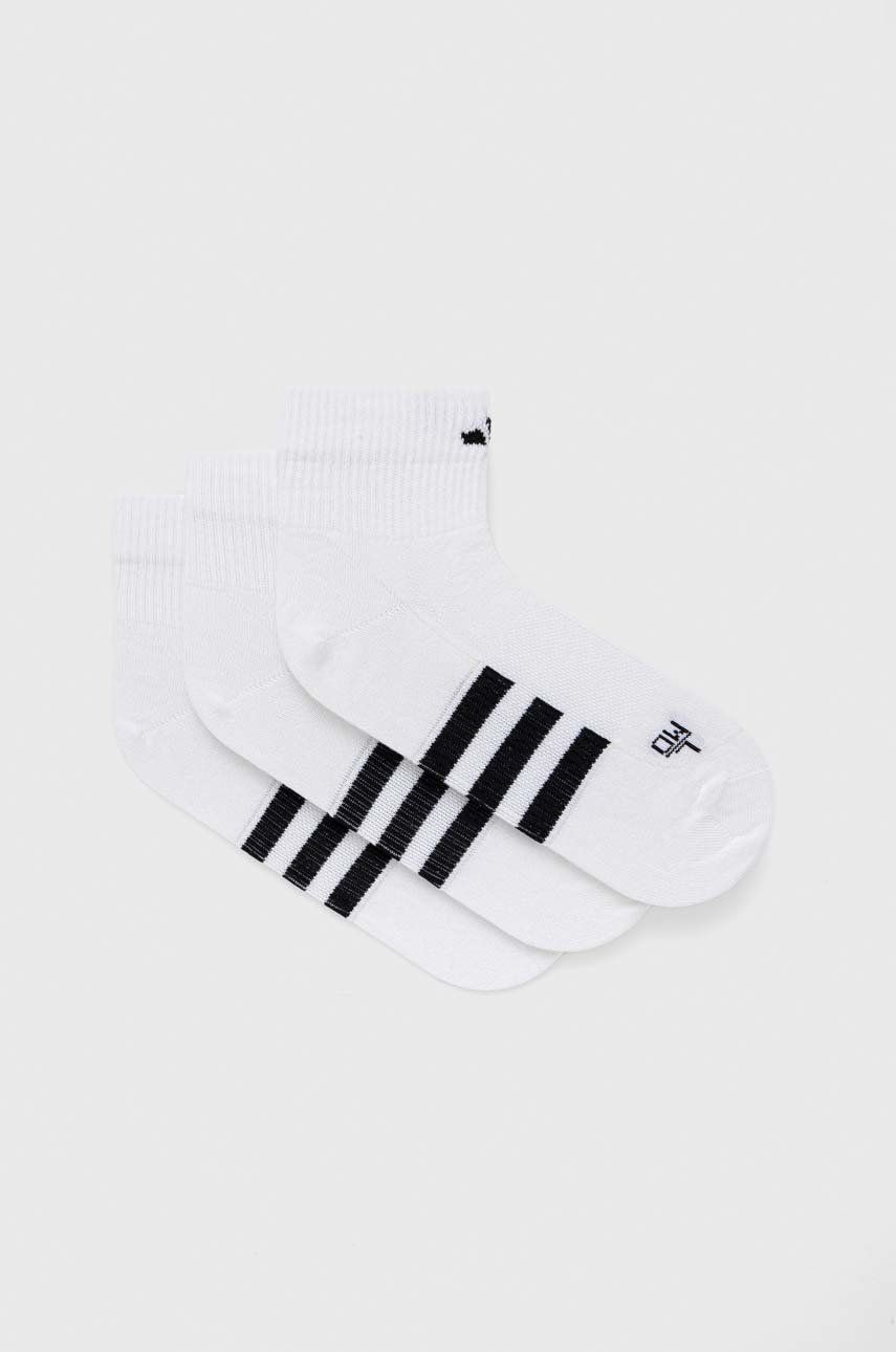 Ponožky adidas Performance 3-pack bílá barva - bílá -  61 % Recyklovaný polyester