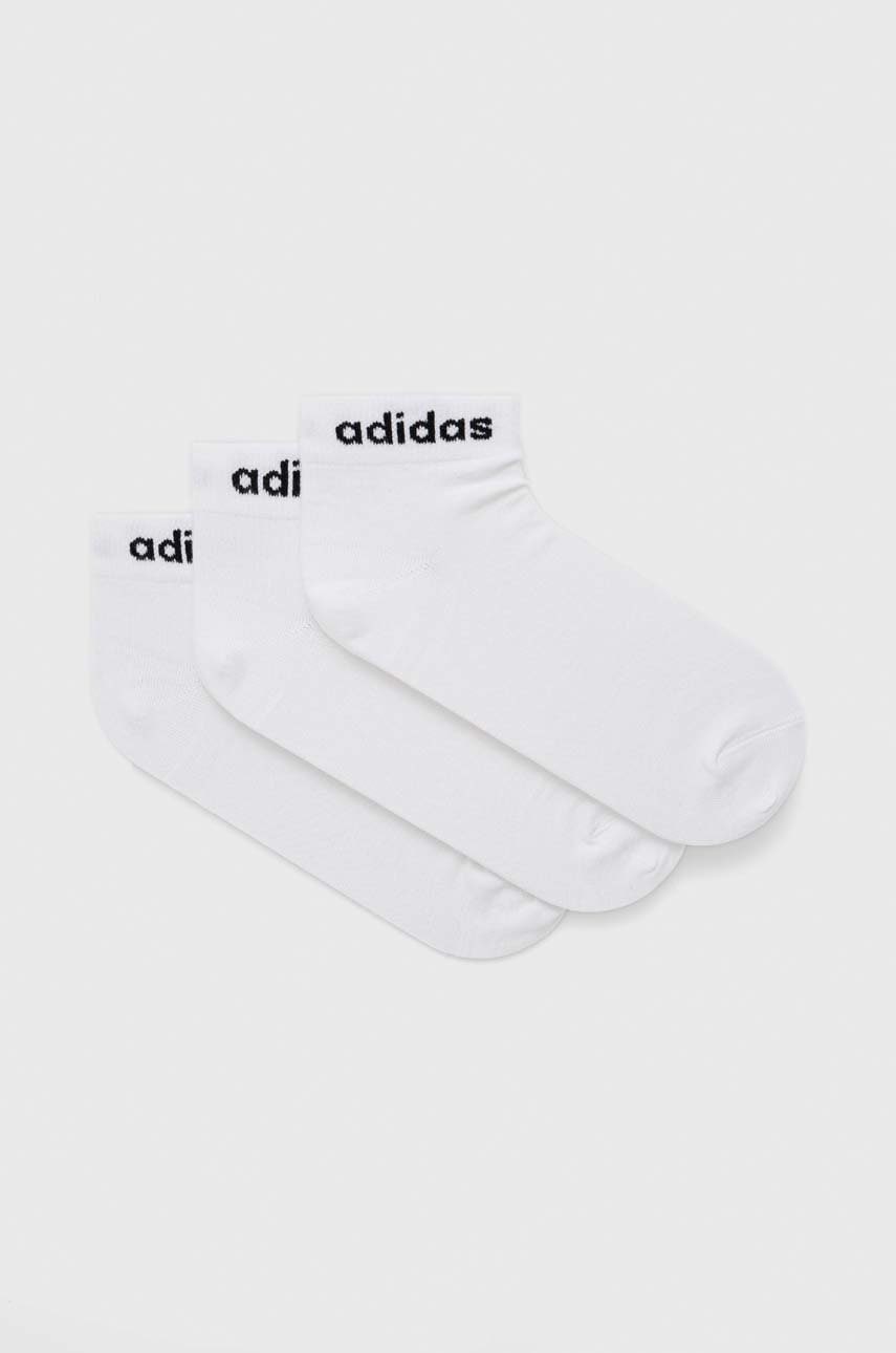 adidas Performance șosete 3-pack culoarea alb HT3451