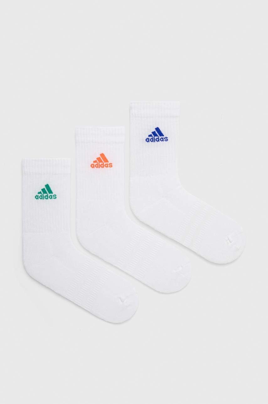 Adidas Performance sosete 3-pack culoarea alb