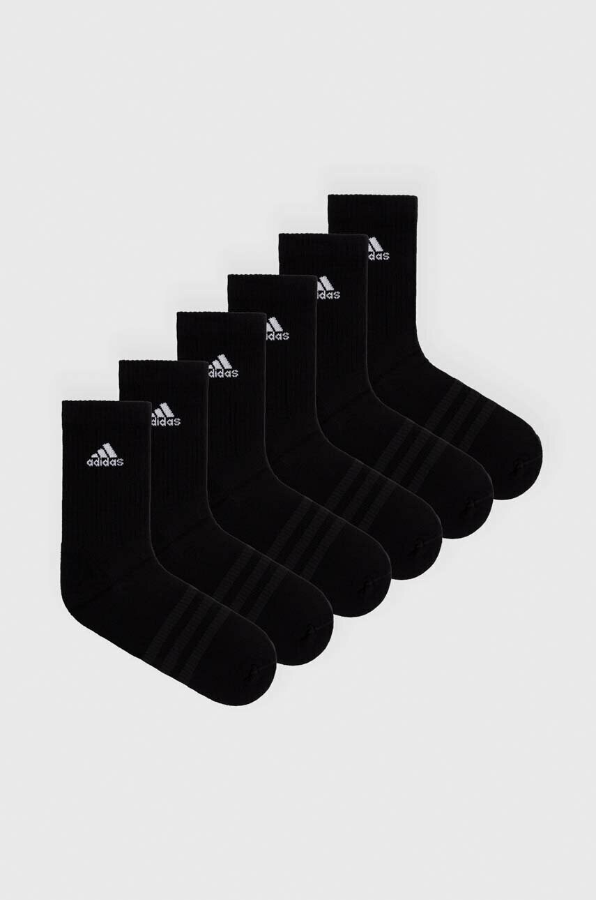 Levně Ponožky adidas C SPW CRW 6P 6-pack černá barva, IC1316
