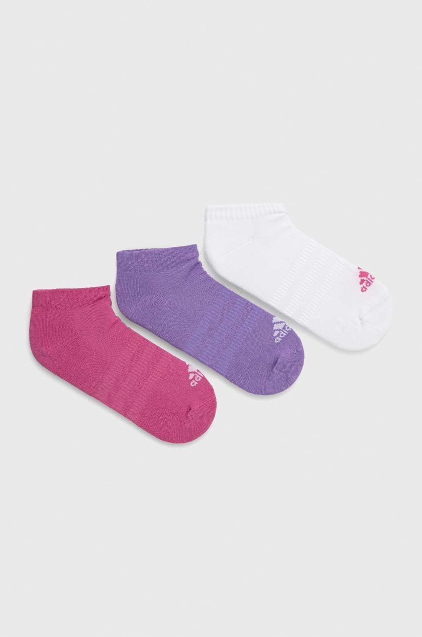 

Чорапи adidas Performance (3 броя) в розово, Розов