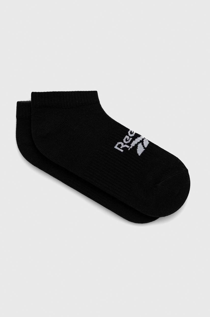 Ponožky Reebok černá barva - černá -  57 % Bavlna