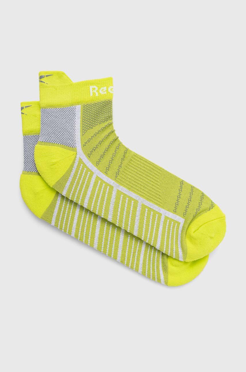 Ponožky Reebok zelená barva - zelená -  80 % Recyklovaný polyester