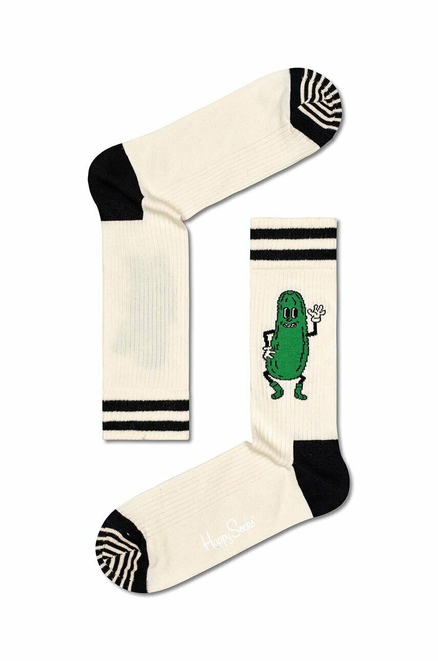 

Чорапи Happy Socks в бежово, Бежов