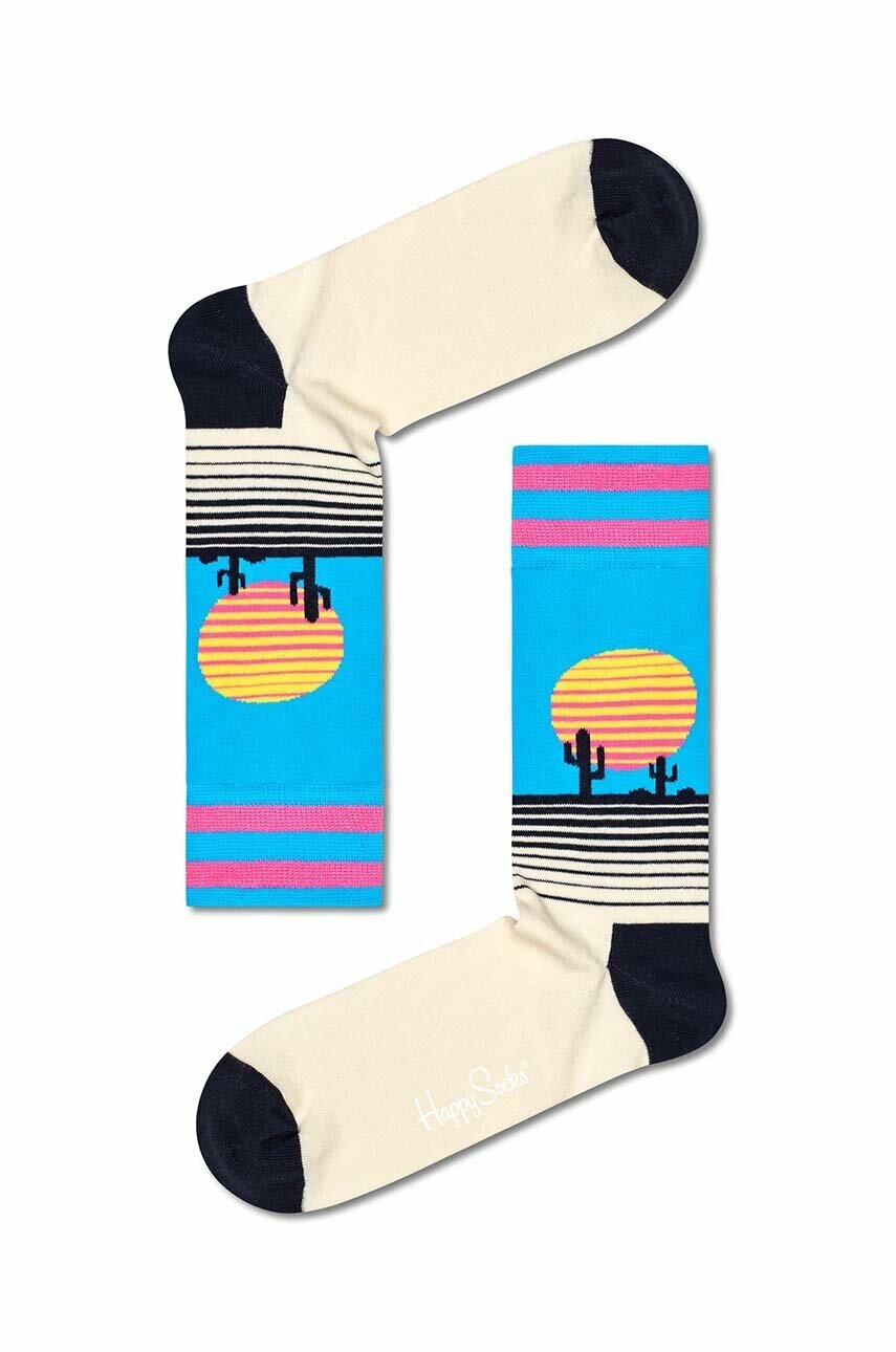 

Чорапи Happy Socks Sunset в тюркоазено, Тюркоазен