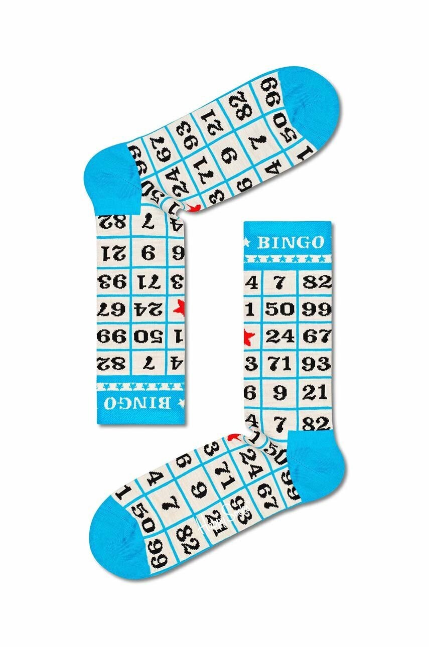 

Шкарпетки Happy Socks Bingo колір бірюзовий