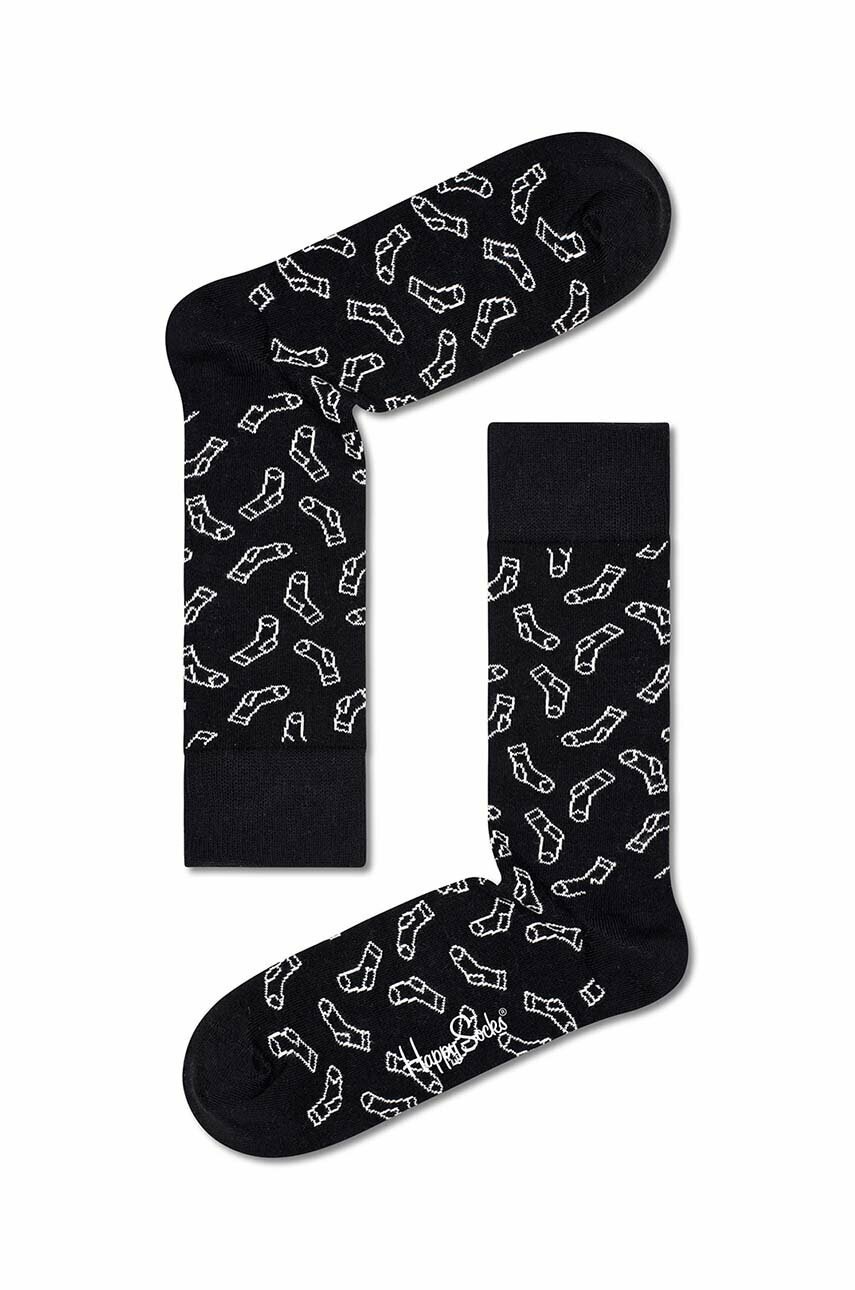 

Носки Happy Socks Black Socks цвет чёрный