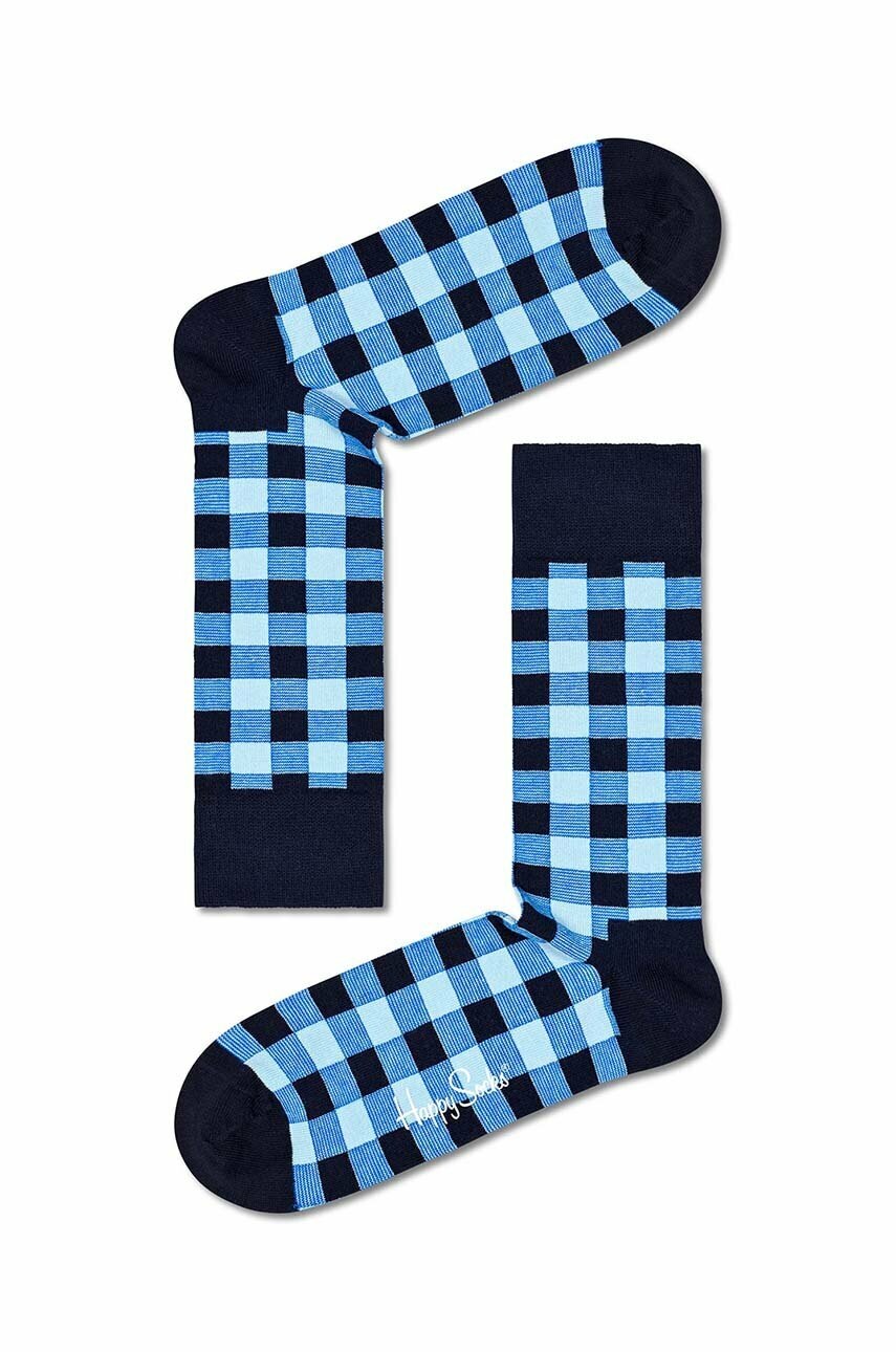 

Чорапи Happy Socks Mini Check в синьо, Син