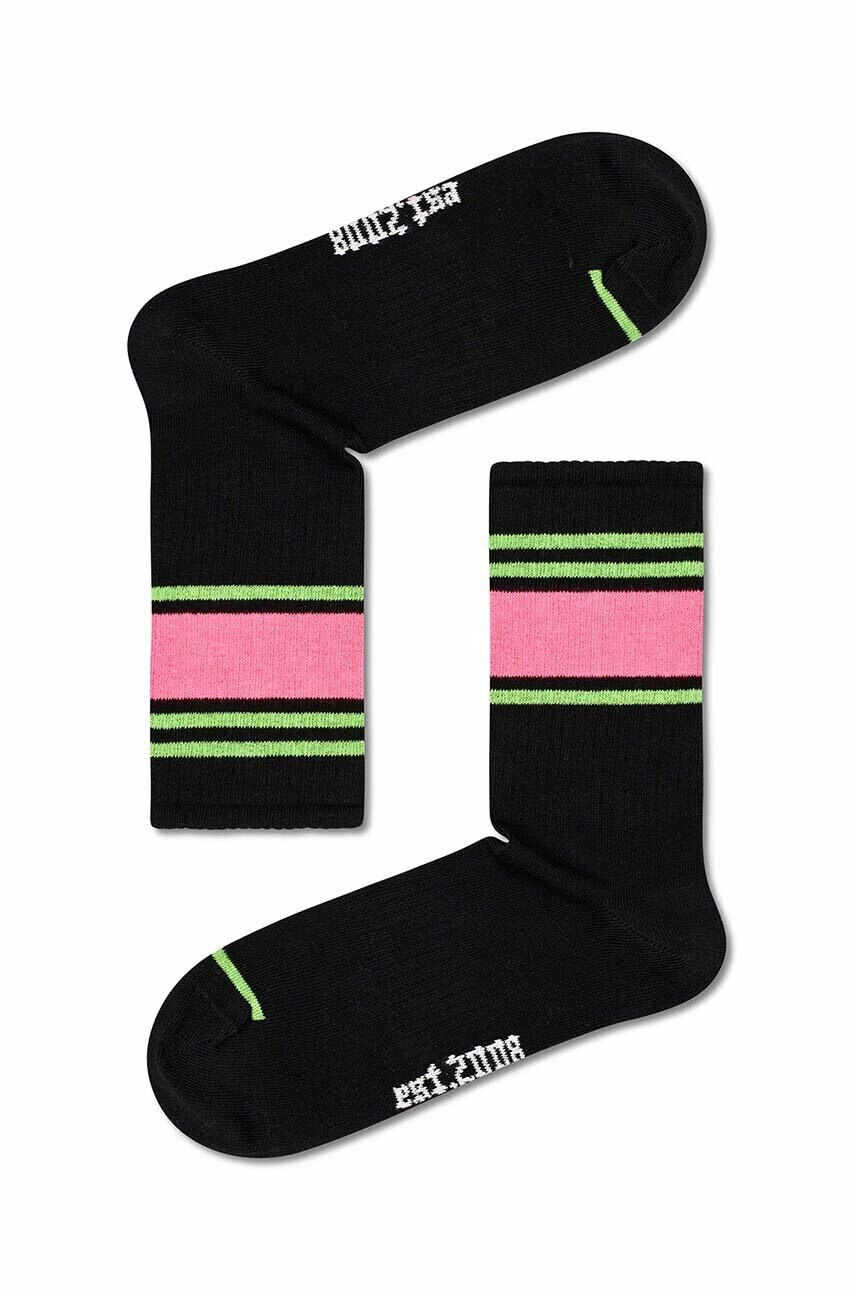 

Шкарпетки Happy Socks Blocked Stripe колір чорний