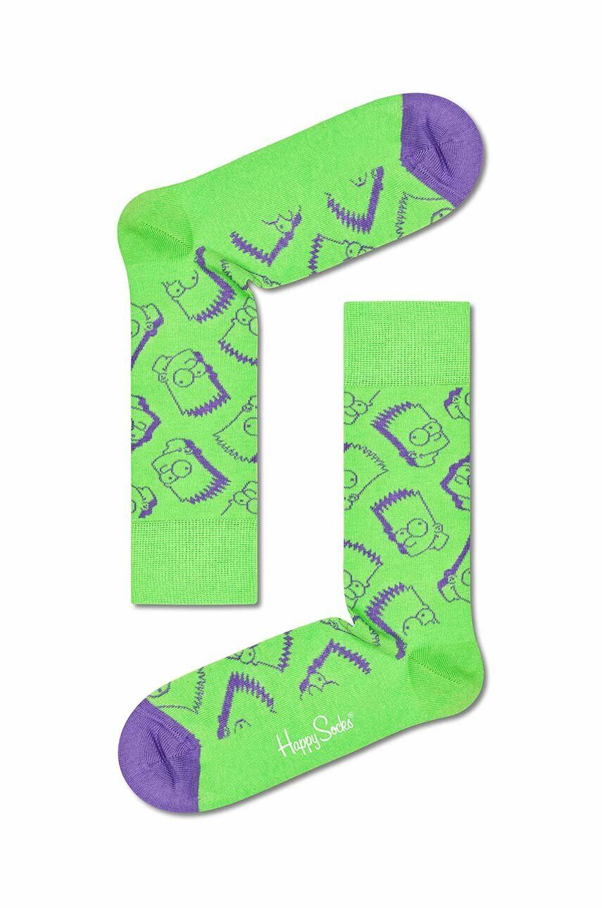 Ponožky Happy Socks X SIMPSONS zelená farba