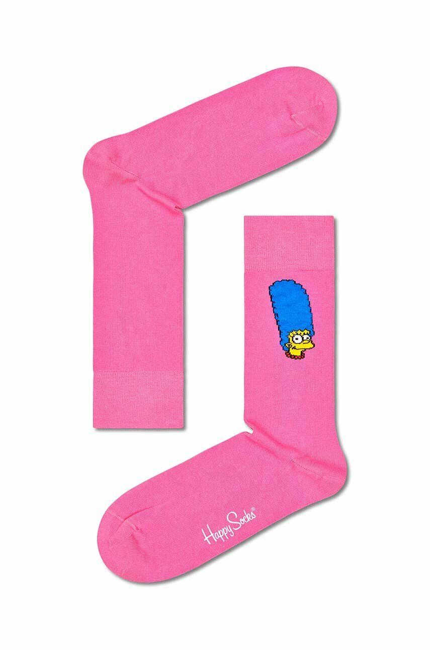 Happy Socks sosete Marge culoarea roz