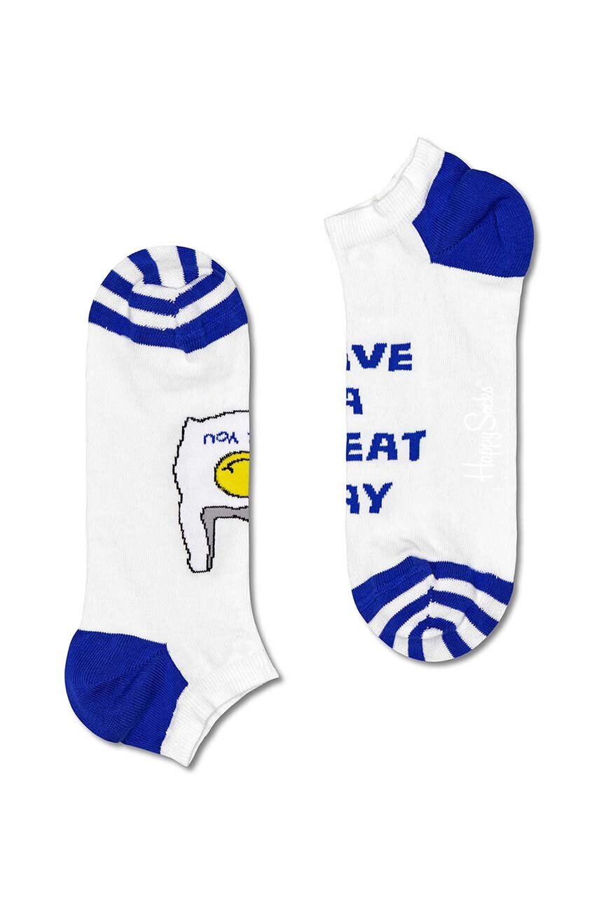 

Шкарпетки Happy Socks Souvenir Low Sock колір білий
