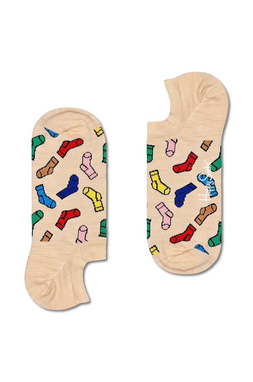 

Шкарпетки Happy Socks Socks No Show Sock колір бежевий