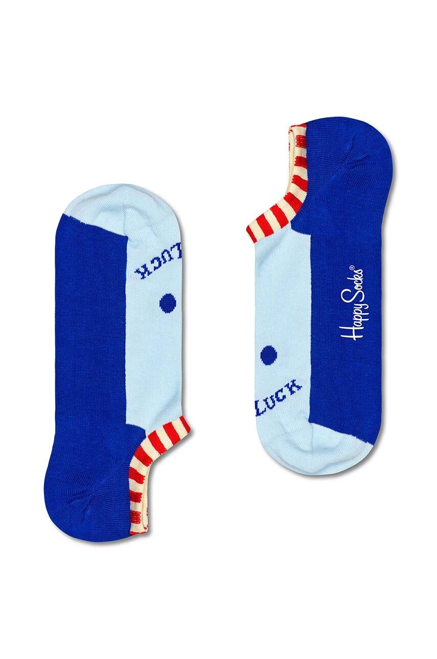 

Чорапи Happy Socks Lucky No Show Sock в синьо, Син