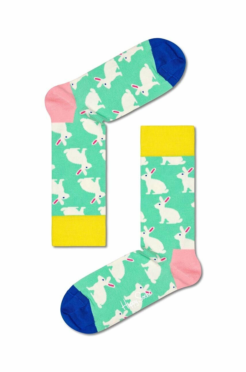 

Шкарпетки Happy Socks Bunny колір бірюзовий