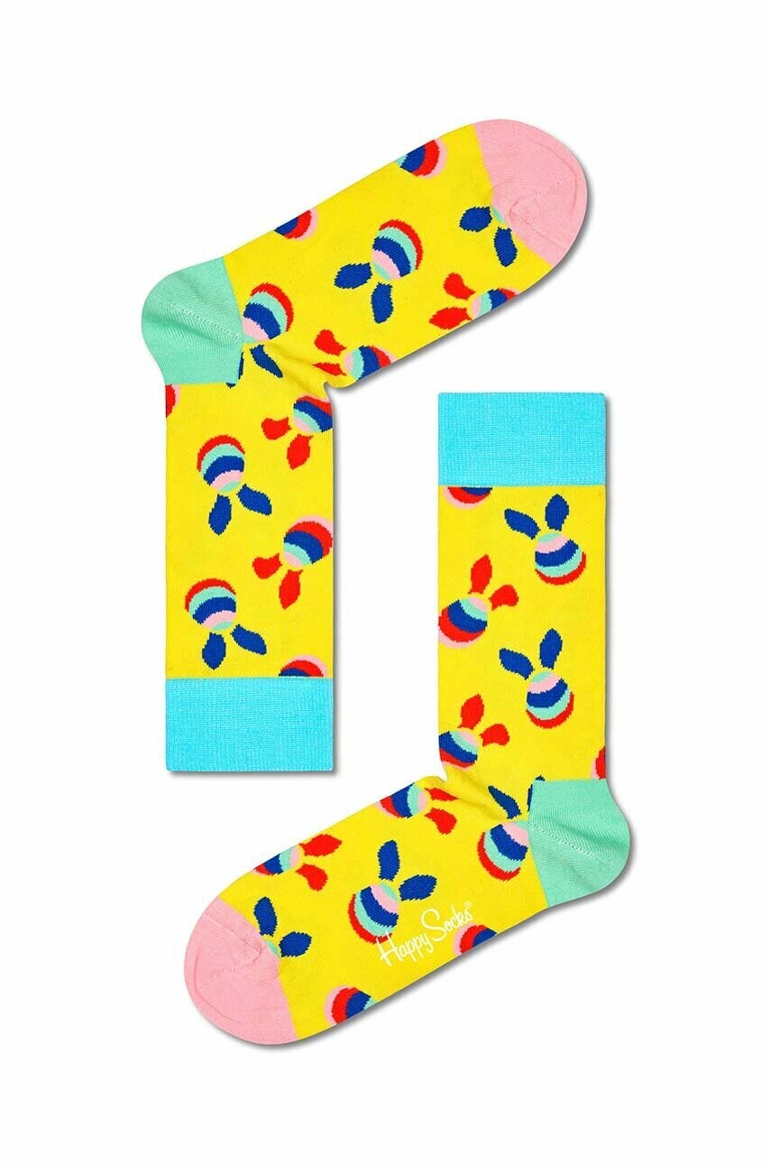 

Носки Happy Socks What Came First цвет жёлтый