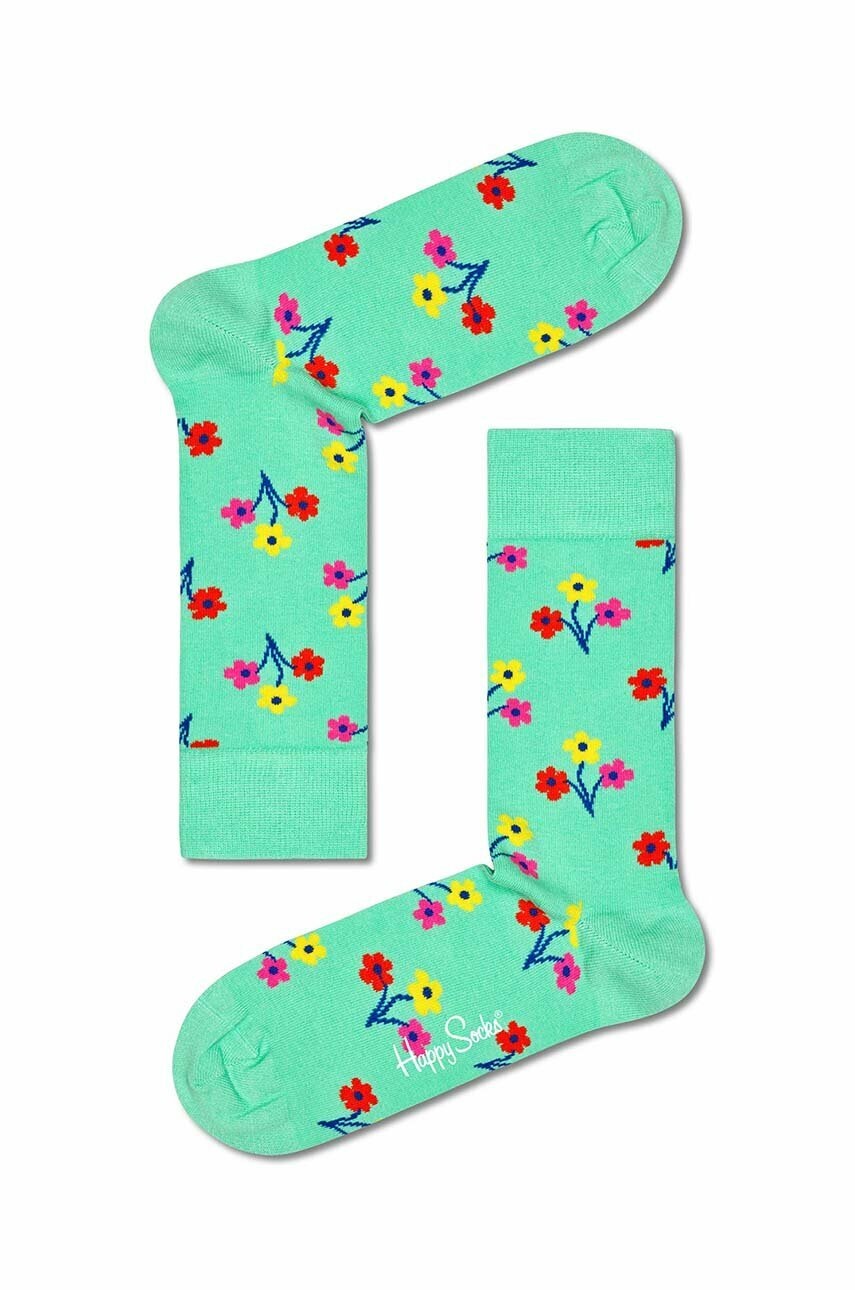 

Шкарпетки Happy Socks Bouquet колір бірюзовий
