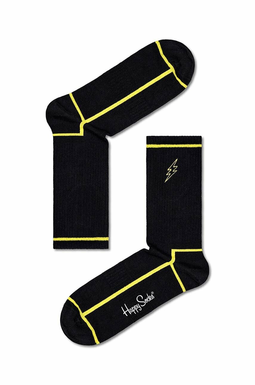 

Носки Happy Socks Flash цвет чёрный