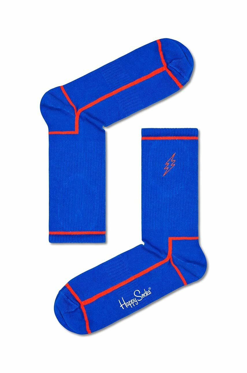

Шкарпетки Happy Socks Flash колір синій