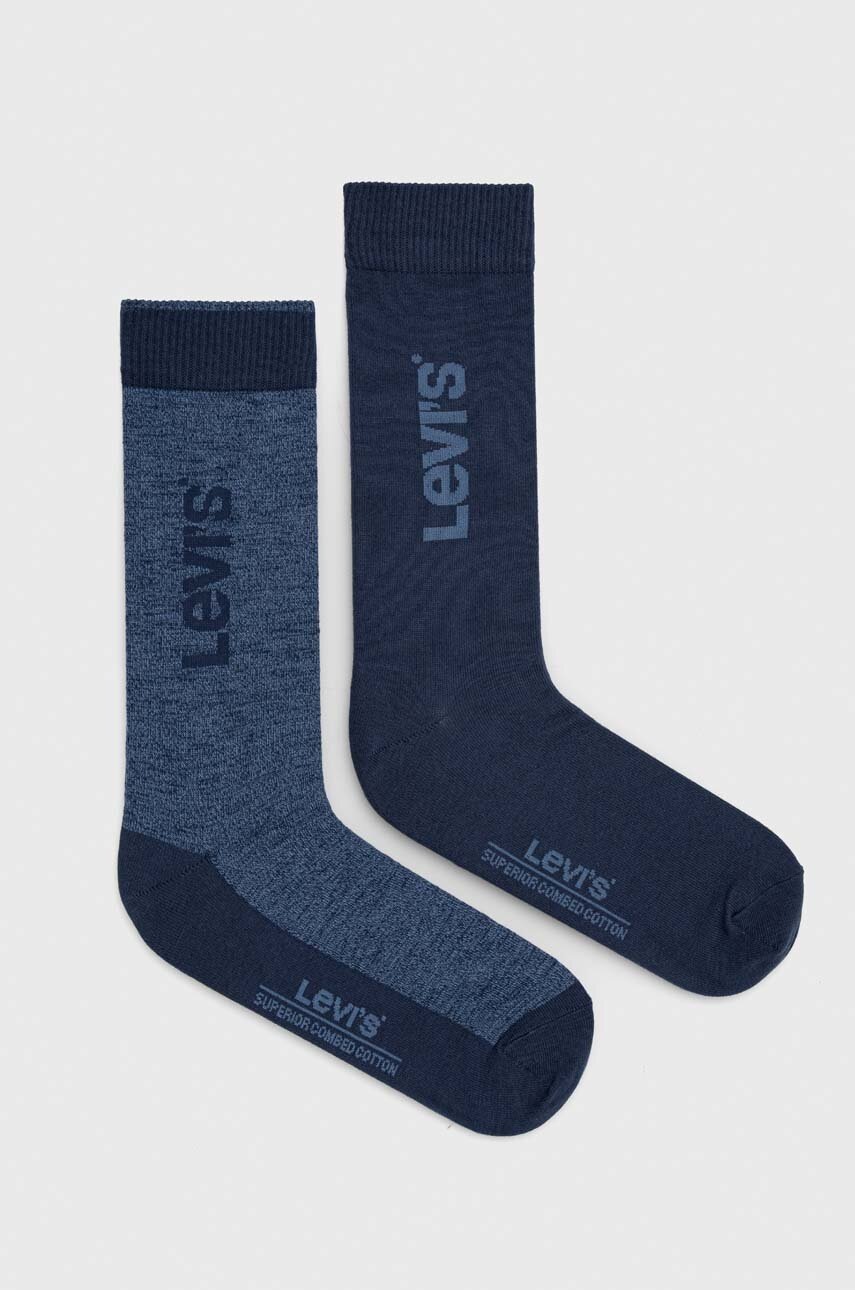 

Чорапи Levi's (2 броя) в тъмносиньо, Тъмносин