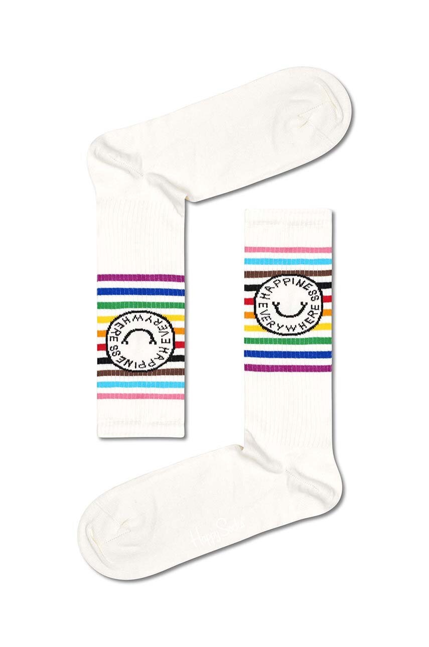 

Шкарпетки Happy Socks колір білий