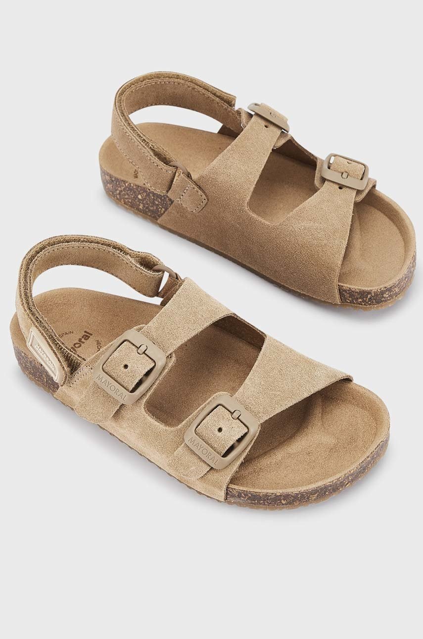 Дитячі замшеві сандалі Mayoral колір коричневий в Тернополі Дитячі замшеві сандалі Mayoral колір коричневий в Тернополі