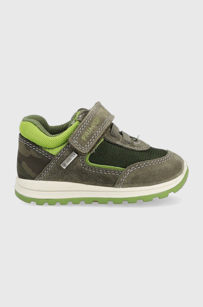 Dětské sneakers boty Primigi zelená barva - zelená -  Svršek: Textilní materiál