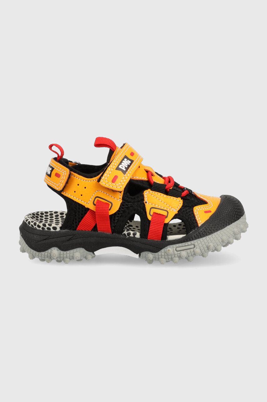E-shop Dětské sandály Primigi oranžová barva