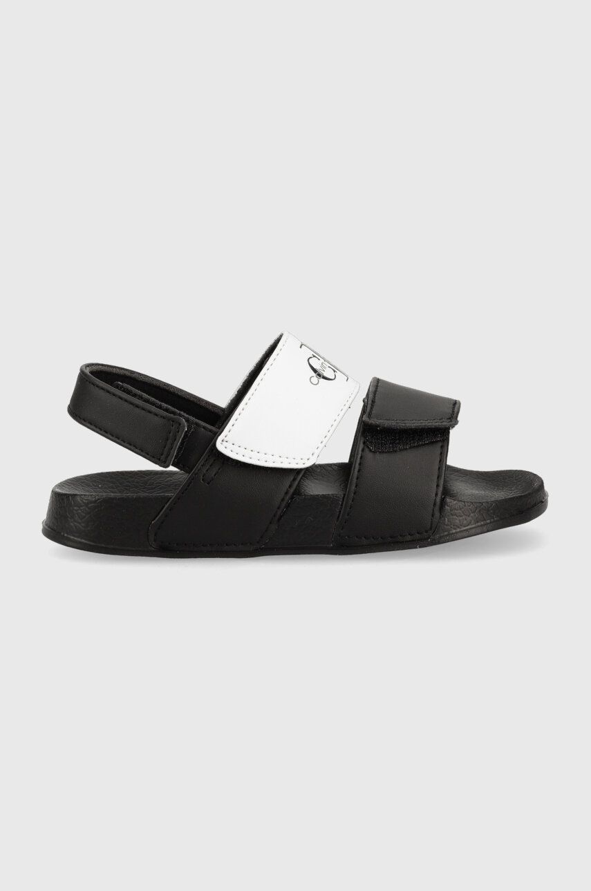 

Детски сандали Calvin Klein Jeans в черно, Черен