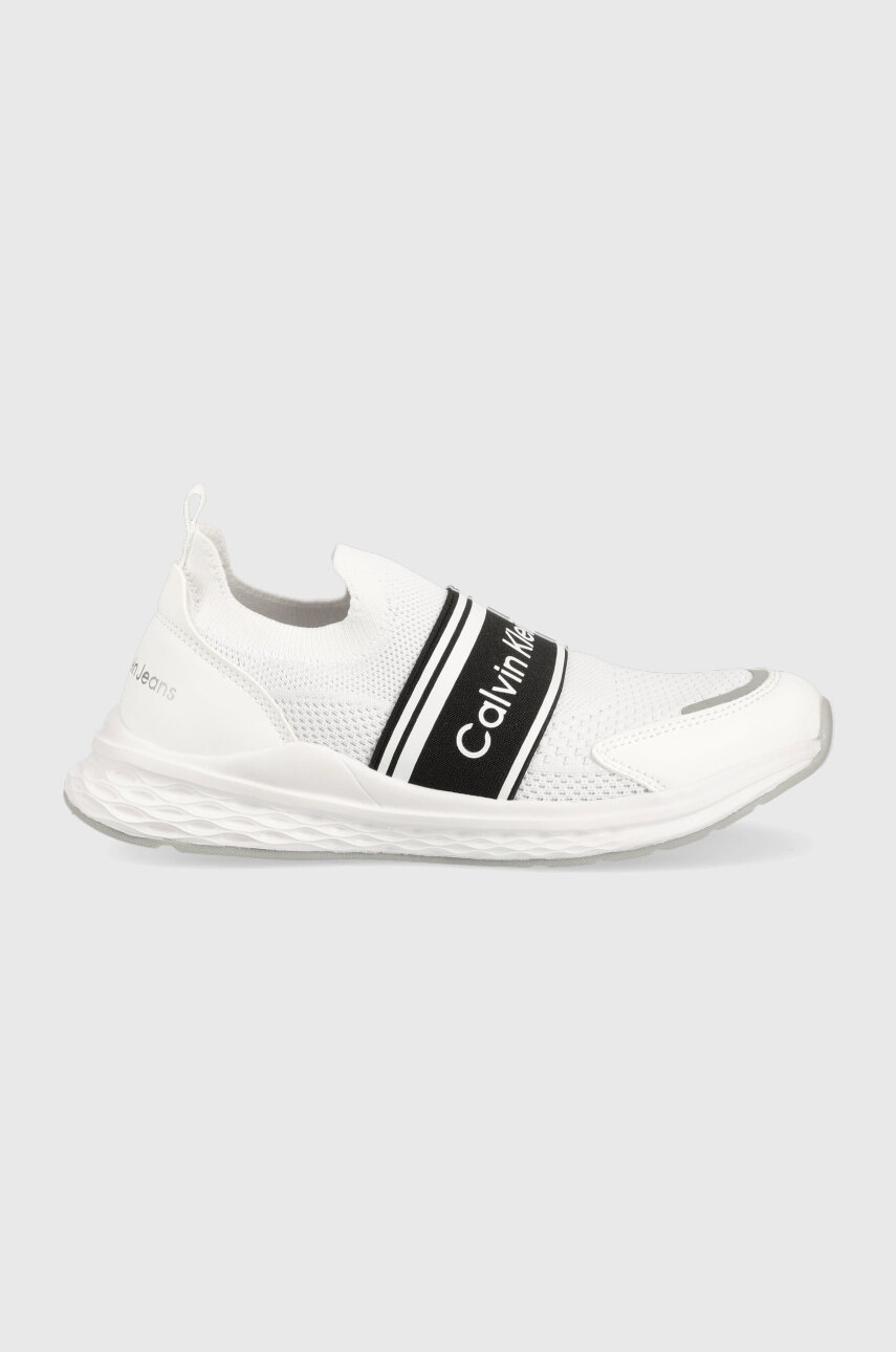 

Детски маратонки Calvin Klein Jeans в бяло, Бял