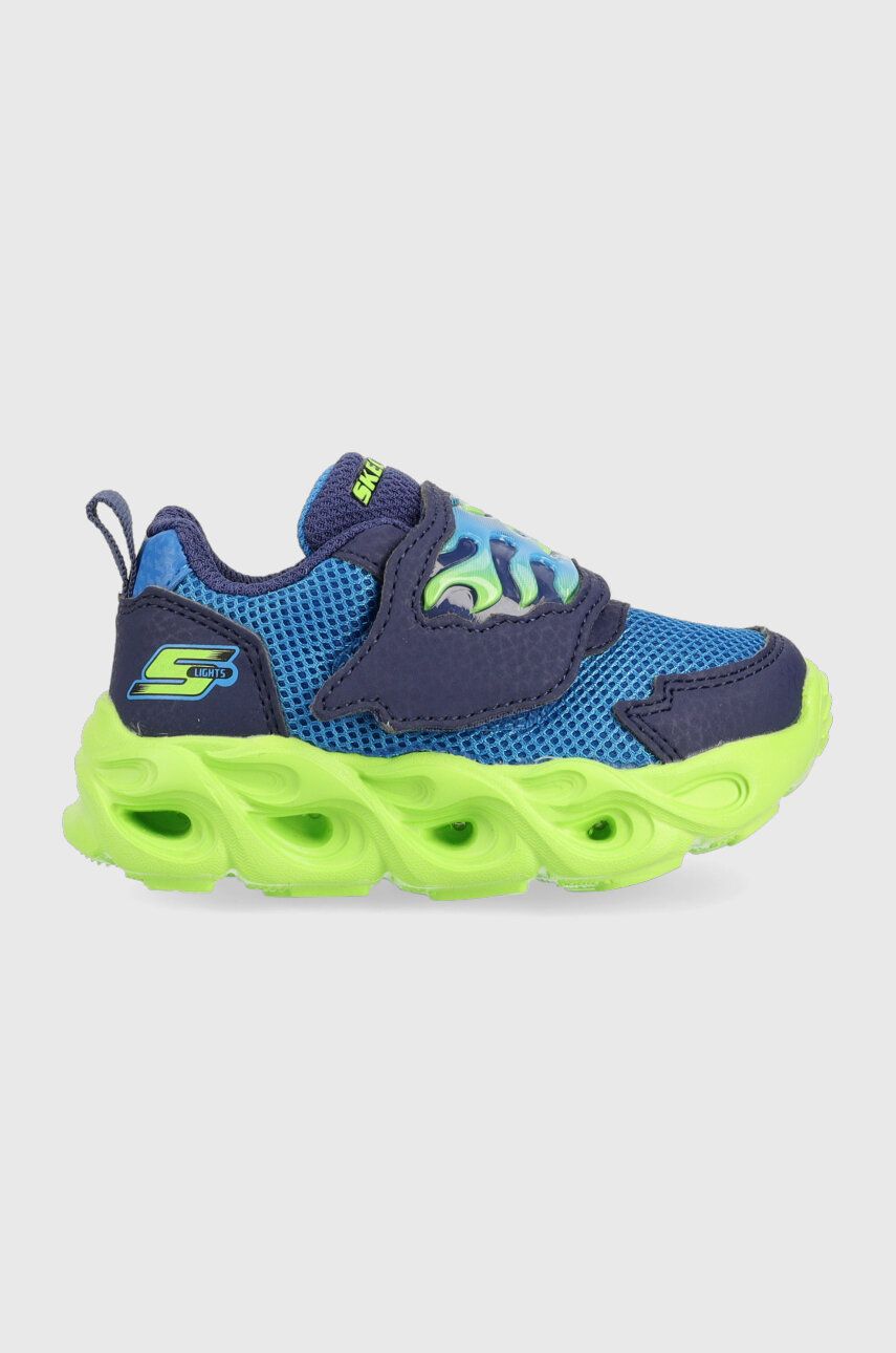 Skechers sneakers pentru copii culoarea albastru marin