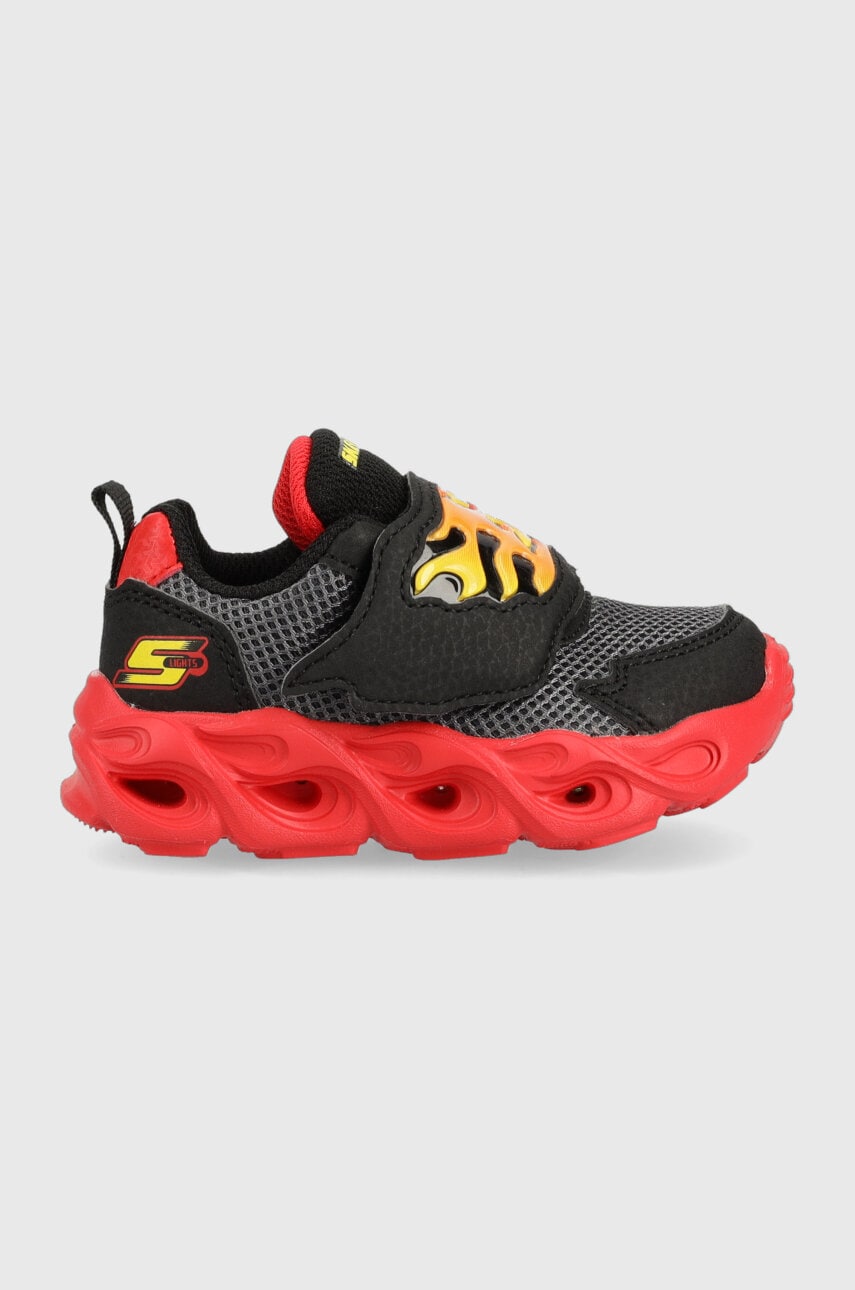 Skechers sneakers pentru copii culoarea negru