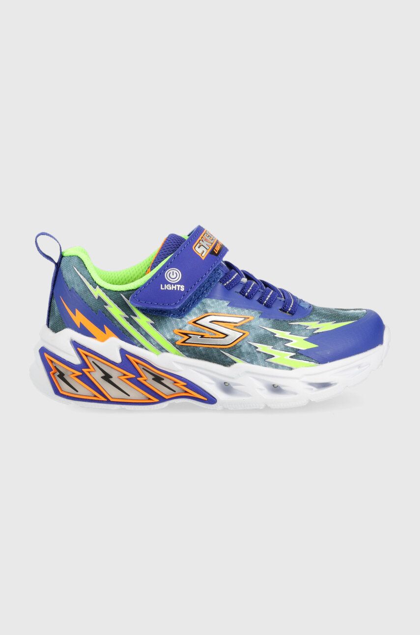 Levně Dětské sneakers boty Skechers Light Storm 2.0 tmavomodrá barva