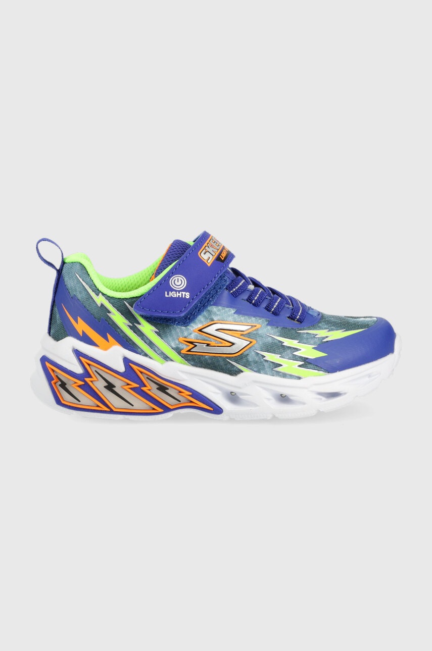 Levně Dětské sneakers boty Skechers Light Storm 2.0 tmavomodrá barva