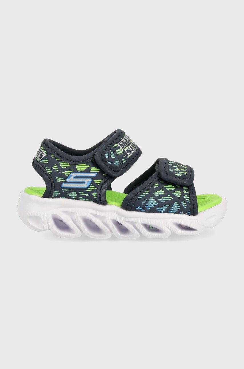 Skechers sandale copii Hypno-Splash Sun Sonic culoarea albastru marin