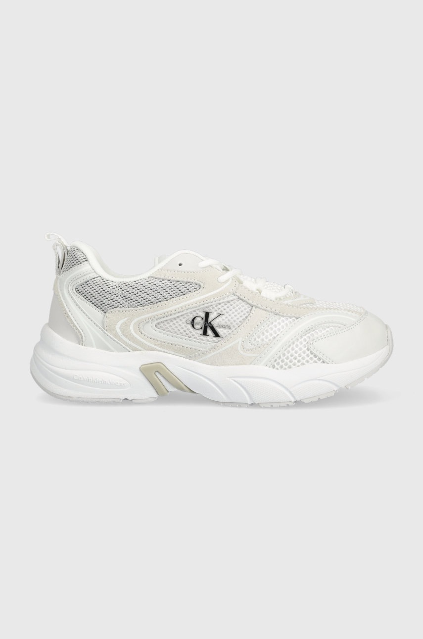 

Маратонки Calvin Klein Jeans YW0YW00891 RETRO TENNIS SU-MESH W в бяло, Бял